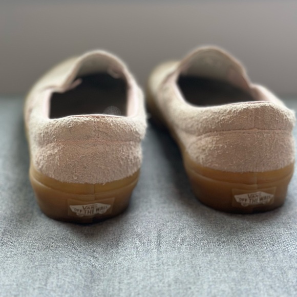 Vans Slip-ons Suede Pale Pink Wmn 7/ Men 5.5 - Picture 7 of 8